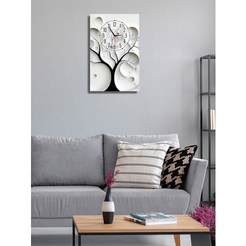 Картина - часы настенные на холсте LOFTime Дерево 3D Ч-653-3555