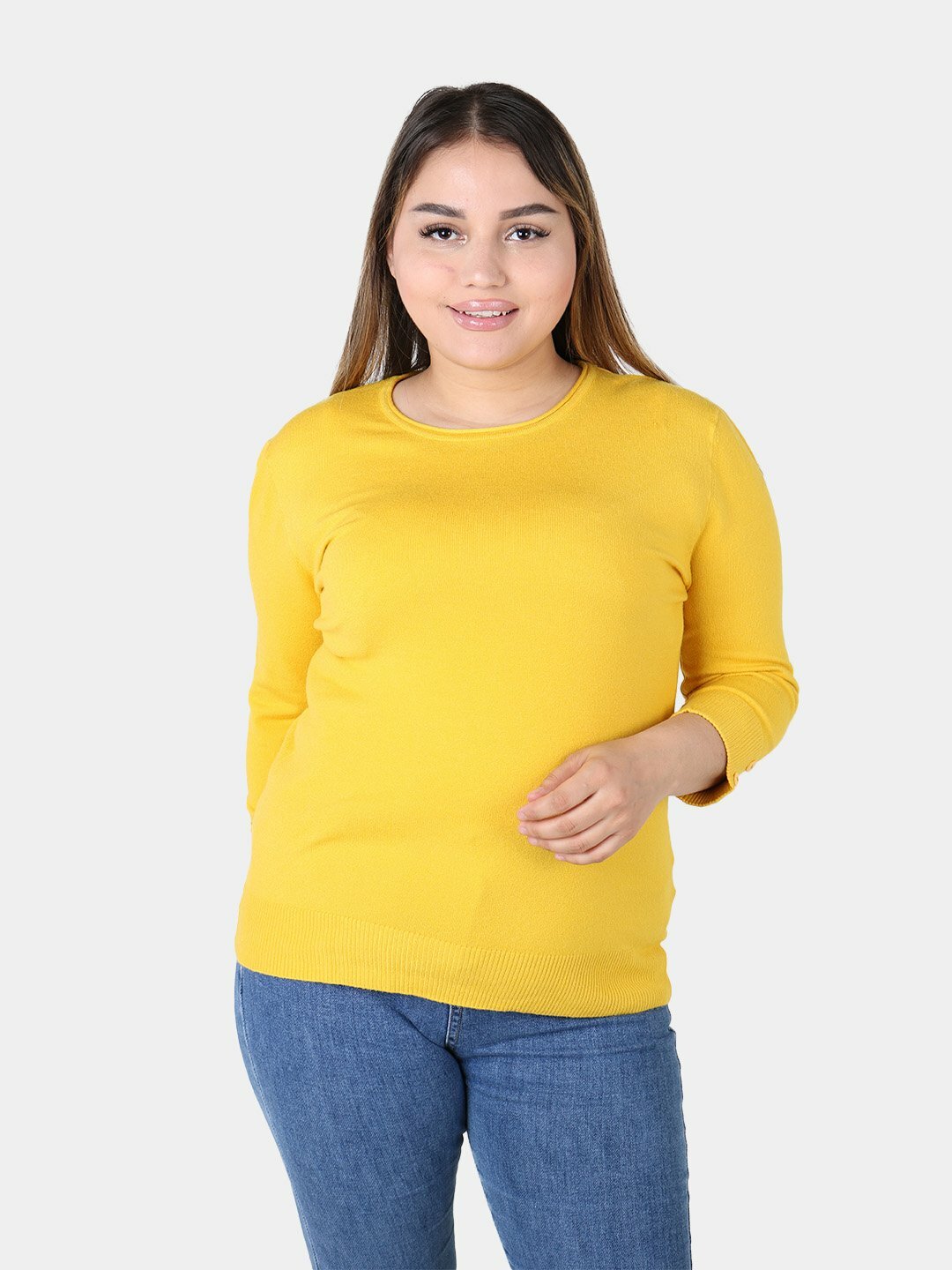 Свитер размер One Size, , Желтый — фото 1