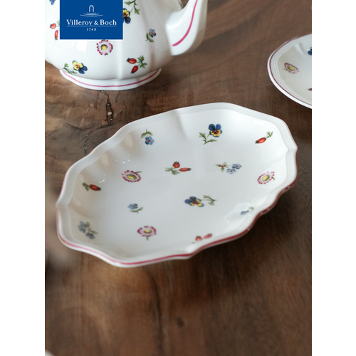 фото Блюдо сервировочное, селедочница 24 см, petite fleur, villeroy & boch, премиум-фарфор