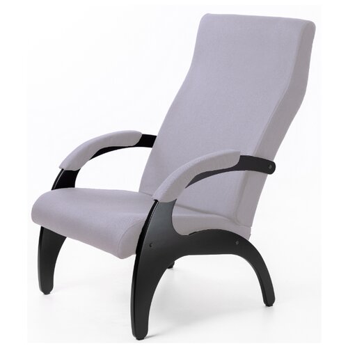 фото Кресло мебелик пиза размер: 64х80 см, обивка: ткань, цвет: серый/венге