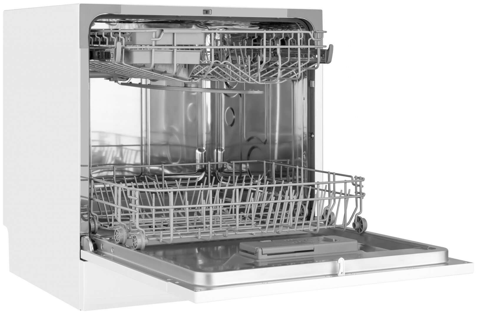 Компактная посудомоечная машина Weissgauff TDW 4108 Led, белый - фотография № 4