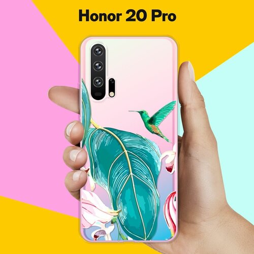 Силиконовый чехол на Honor 20 Pro Колибри / для Хонор 20 Про силиконовый чехол колибри на honor 20 pro