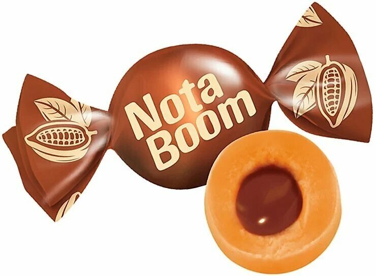 Конфеты жевательные NotaBoom с шоколадным кремом (3 упаковки по 0,5 кг)