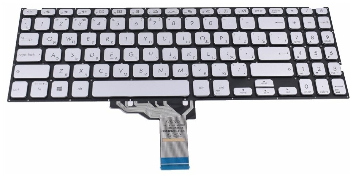 Клавиатура для Asus X509JA ноутбука с подсветкой