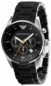 Фото Наручные часы EMPORIO ARMANI AR5858 мужские, кварцевые, водонепроницаемые, подсветка стрелок