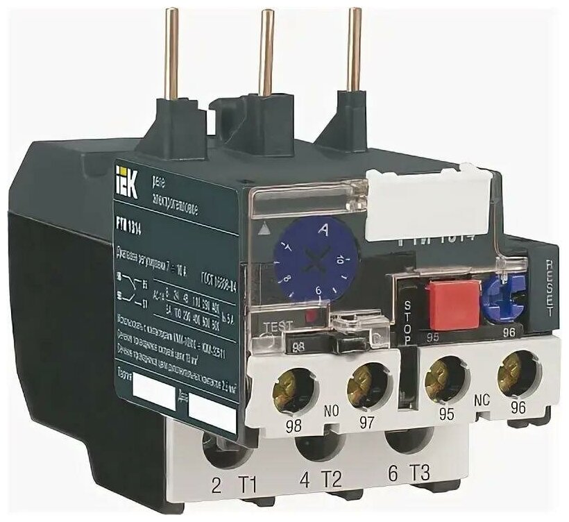 фото Реле РТИ-1305 электротепловое 0,63-1,0 А ИЭК