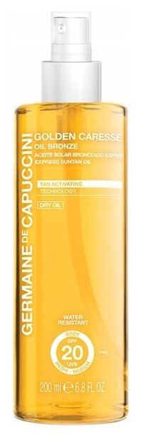 Germaine de Capuccini Germaine de Capuccini Golden Caresse сухое масло для экспресс-загара SPF 20, 200 мл