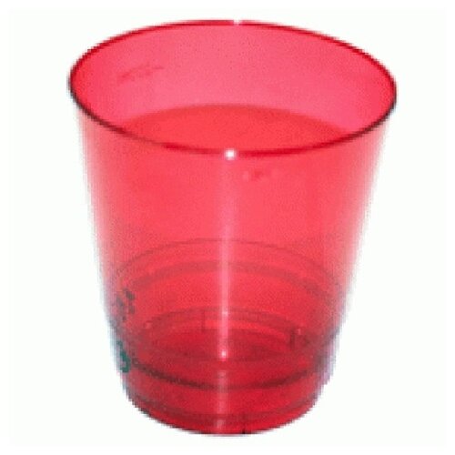 фото Набор стаканов одноразовых для холодных напитков "кристалл", красный (6 штук по 0,2 л) мистерия