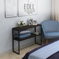 Тумба под телевизор EDLL Loft, темно-коричневый, туалетный столик, 100х75х30 см, Гростат