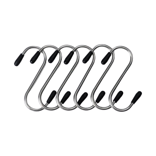 фото Набор крючков для рейлинга, доляна, 6 штук, 6 см