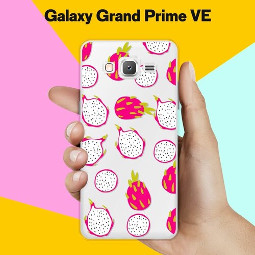 Силиконовый чехол на Samsung Galaxy Grand Prime VE Драгонфрут / для Самсунг Галакси Гранд Прайм ВЕ Дуос