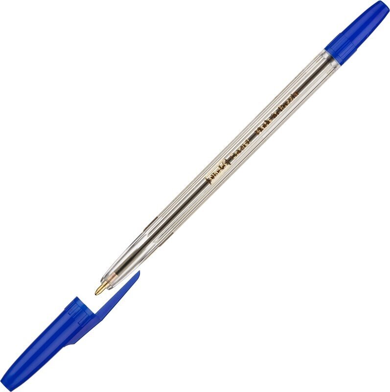 Ручка шариковая Attache Corvet, синяя, 0,7 мм