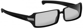 Очки для компьютера GUNNAR 3D Gliff Onyx, без диоптрий, цвет оправы: черный, цвет линз: серый