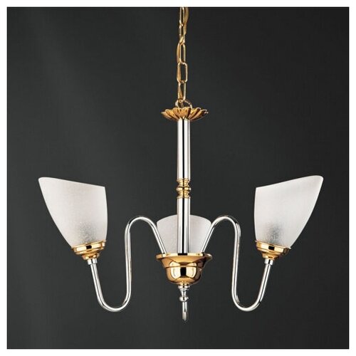 Светильник потолочный 3-х рожковый FLAB LIBERTY 2055 хром/золото