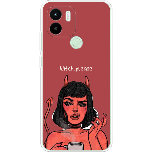 Силиконовый чехол на Xiaomi Poco C51 / Сяоми Поко C51 Evil Girl силиконовый чехол на xiaomi poco c51 сяоми поко c51 ледники