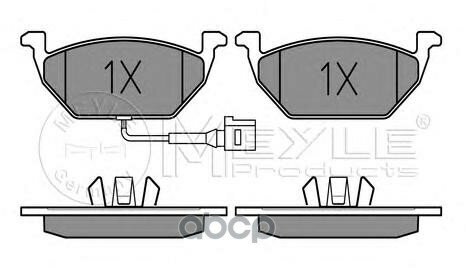 Колодки Audi A3/Vw Bora, Golf Iv/Skoda Octavia, Fabia Wva23130 Meyle арт. 025 231 3119/W