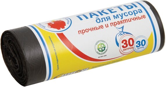 Мешки для мусора Avikomp 5991 30 л, 30 шт., черный