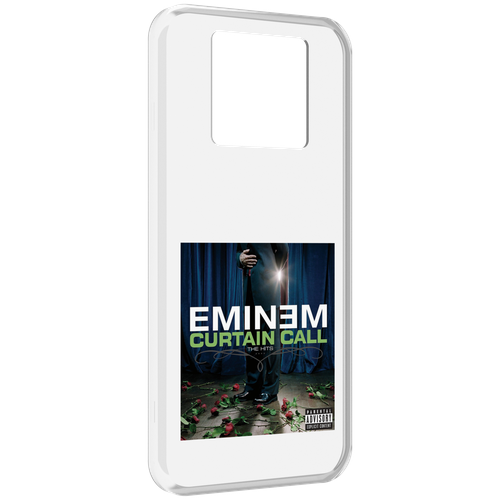 Чехол MyPads Eminem CURTAIN CALL, THE HITS для Black Shark 3 5G / Black Shark 3S задняя-панель-накладка-бампер чехол mypads the last of us для black shark 3 5g black shark 3s задняя панель накладка бампер