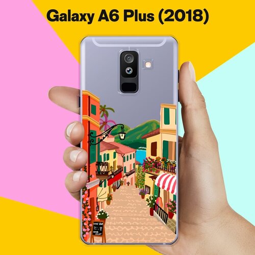 Силиконовый чехол на Samsung Galaxy A6 Plus (2018) Город 20 / для Самсунг Галакси А6 Плюс силиконовый чехол на samsung galaxy a6 plus 2018 лягушки для самсунг галакси а6 плюс