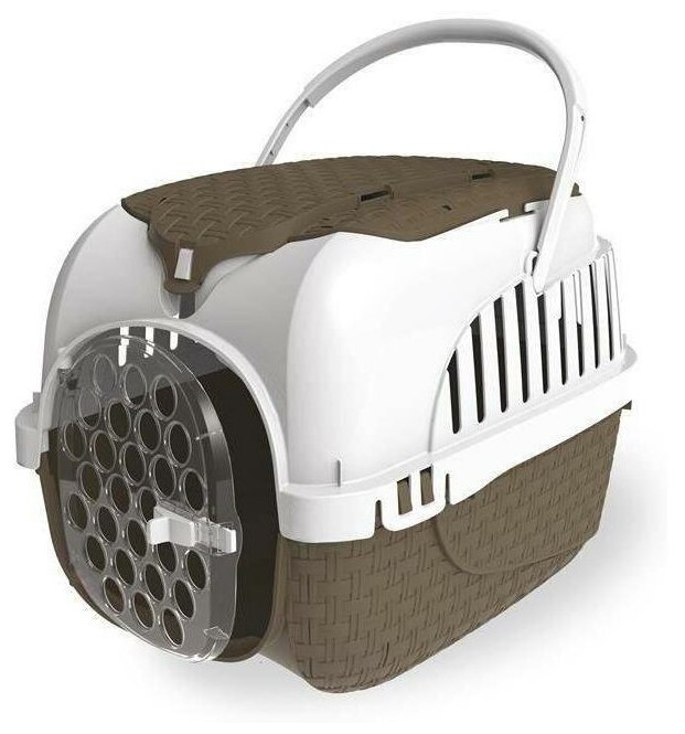 Переноска для животных BAMA PET Kennel Tour maxi, размер 59х38х37hсм, коричневый