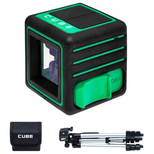 фото Лазерный уровень ada instruments cube 3d green professional edition (а00545) со штативом