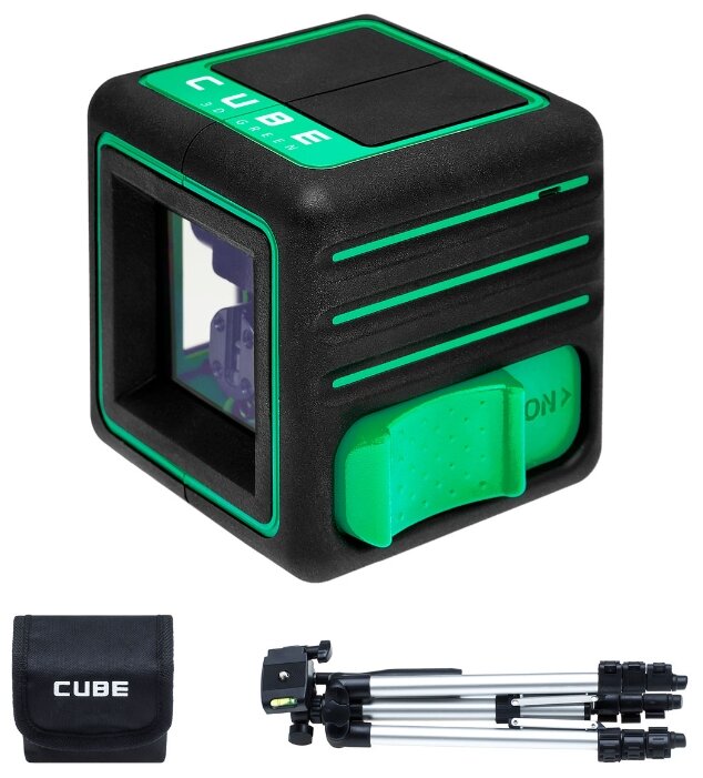 Лазерный уровень ADA instruments Cube 3D Green Professional Edition (А00545) со штативом — купить по выгодной цене на Яндекс.Маркете