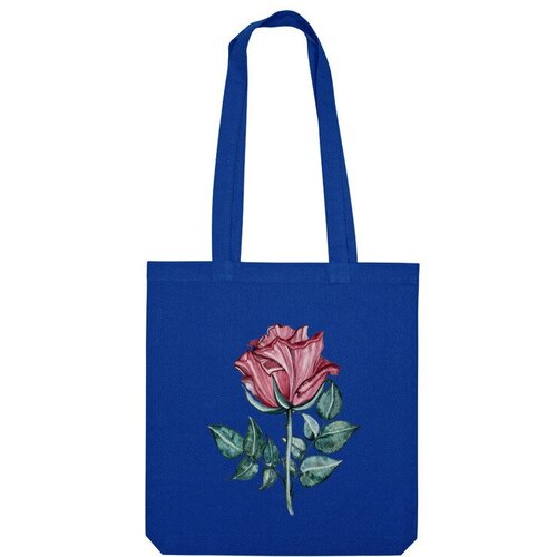 Сумка шоппер Us Basic, синий printio холст 20×30 алая роза