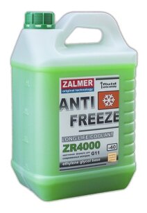 Антифриз ZALMER ZR4000 LLC G11 (зеленый) 5л.