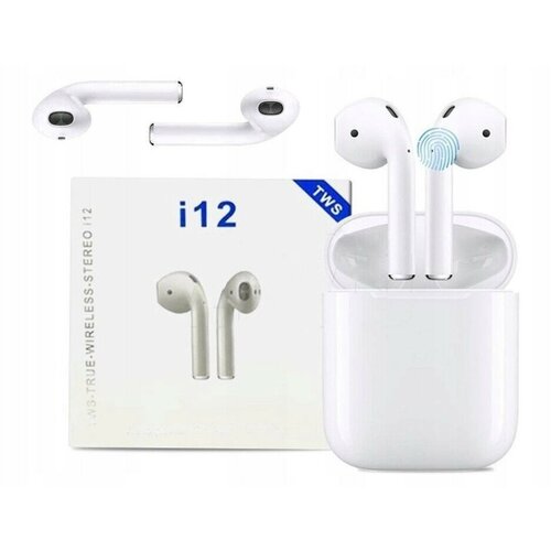 Беспроводные наушники i12 TWS Auto power-On Auto Pairing 50 TWS-TRUE-WIRELESS- STEREO i12 Цвет белый 36700₽