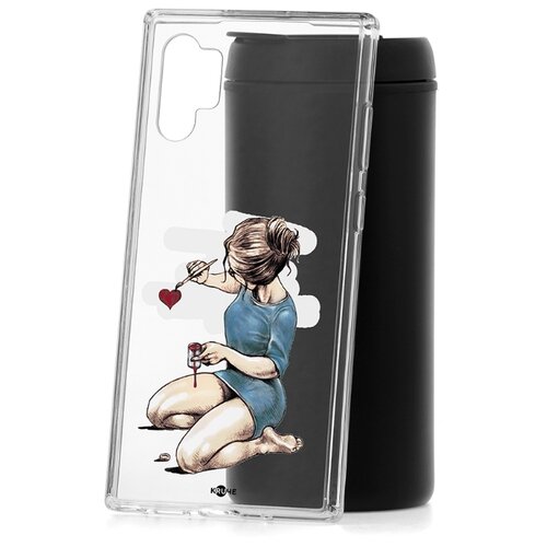 фото Чехол на samsung galaxy note 10+ kruche print рисуя любовь