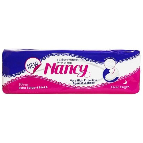 Прокладки Nancy Cotton Extra Large 10шт х 3шт прокладки nancy air laid medium 10шт х 3шт
