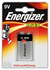 Батарейка Энерджайзер Крона Energizer MAX 522/9V BP1 1 шт на блистере