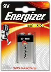 Батарейка Energizer Max 9V/Крона, 1 шт.