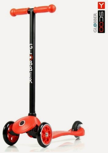 Изображение товара Самокат Y-SCOO RT GLOBBER My free FIXED red с блокировкой колес