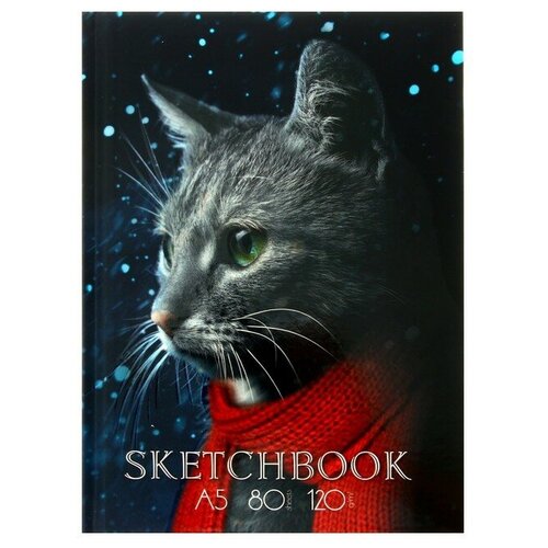 Скетчбук А5, 80 листов 