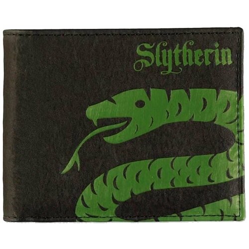 кошелек harry potter bifold Кошелек Difuzed, фактура гладкая, черный, зеленый