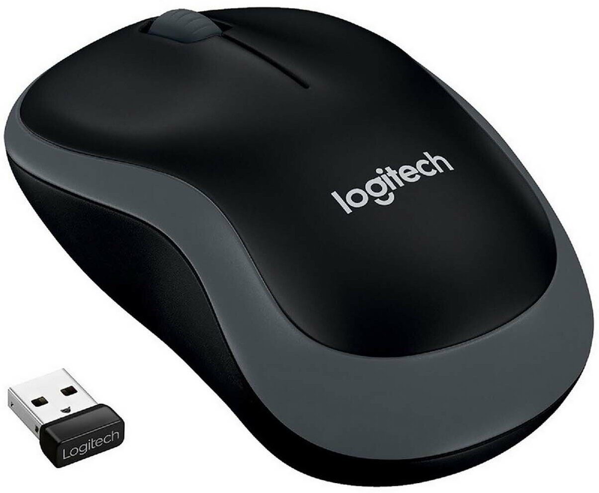 Мышь беспроводная Logitech M185 Swift Grey (910-002238)