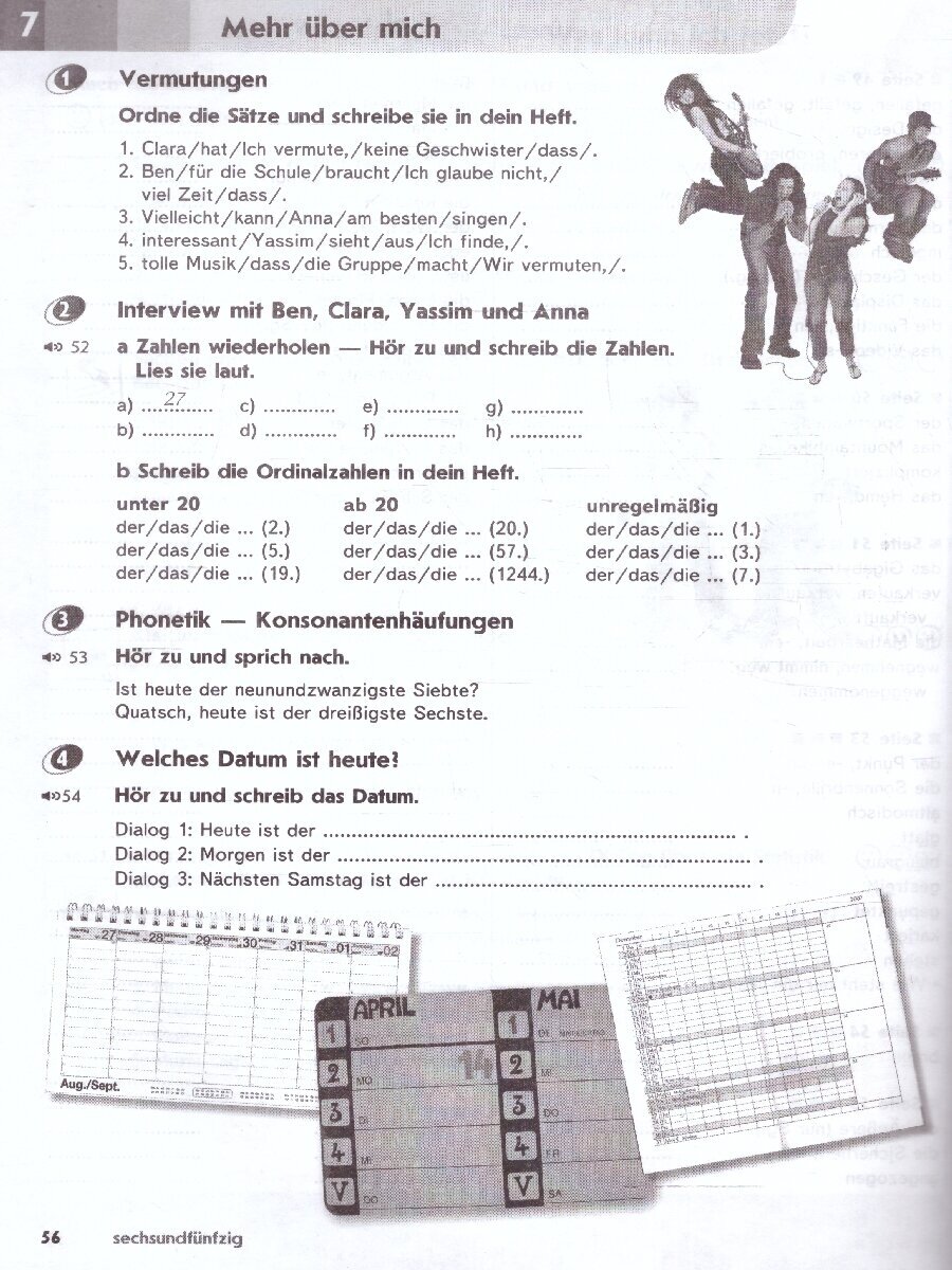 Deutsch. Немецкий язык. Второй иностранный язык. 7 класс. Рабочая тетрадь. Учебное пособие - фото №3
