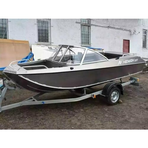 Моторная лодка NEMAN-500DC/ Алюминиевый катер NEMAN-500DC/ лодки Wyatboat