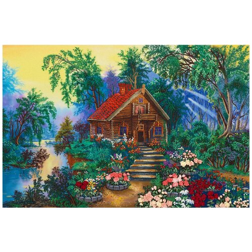 Набор для вышивания PANNA Живая картина JK-2054 Тропинка к дому 30 х 20 см