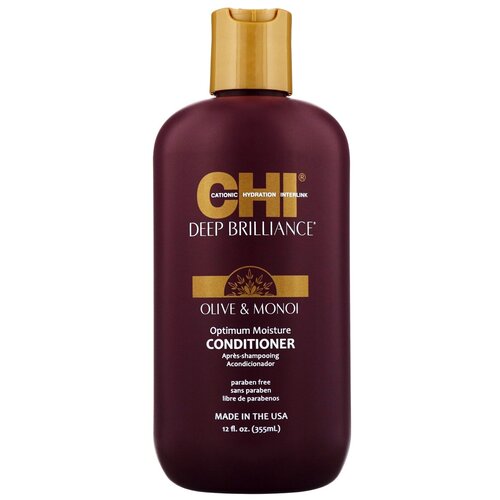 CHI кондиционер Deep Brilliance Olive & Monoi Optimum Moisture 350мл