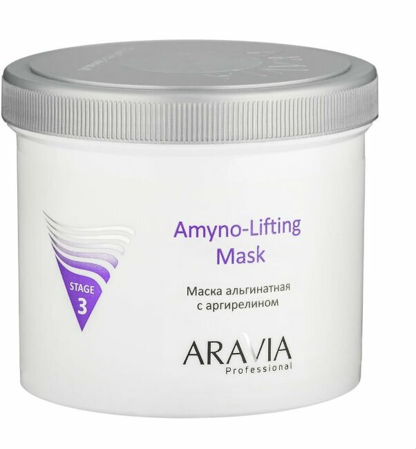 Aravia Professional Маска альгинатная для лица с аргирелином Amyno-Lifting 550 мл 1 шт