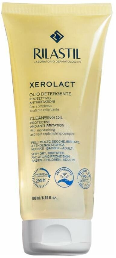 RILASTIL XEROLACT Защитное и успокаивающее масло для умывания и очищения 200 мл