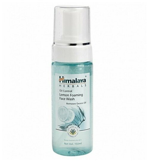 Пенка для лица контроль жирности кожи Лимон и Мёд Хималая (Oil Control Lemon Foaming Face Wash Himalaya), 150 мл.