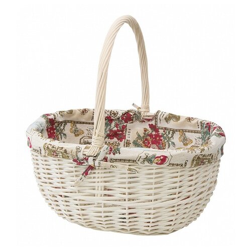 фото Natural house корзина кузовок 49х36х41 см белый