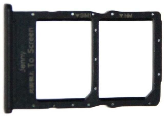 Лоток sim-карты для Huawei P40 Lite (JNY-LX1) и карты памяти <черный>