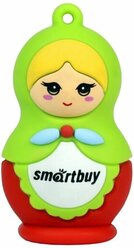 Флешка SmartBuy Wild series Matrioshka 16 GB, зеленый/красный