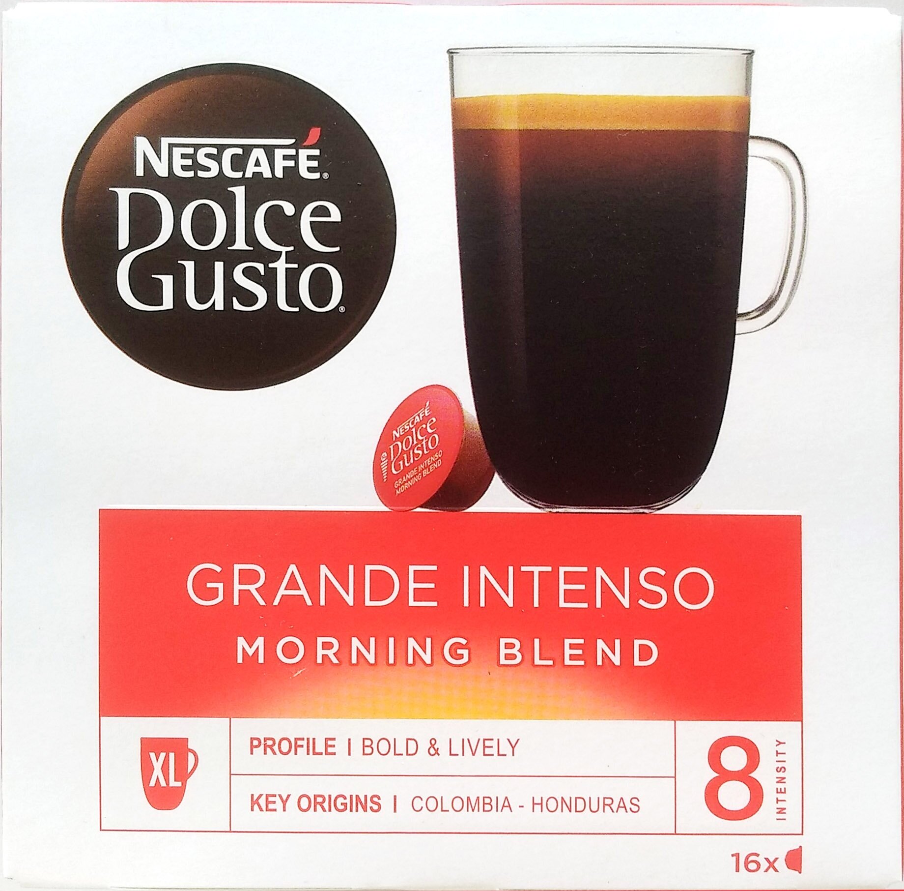 Кофе в капсулах Grande Intenso Morning Blend для Nescafe Dolce Gusto, 16 кап х 3 уп (48 капсусл) - фотография № 3