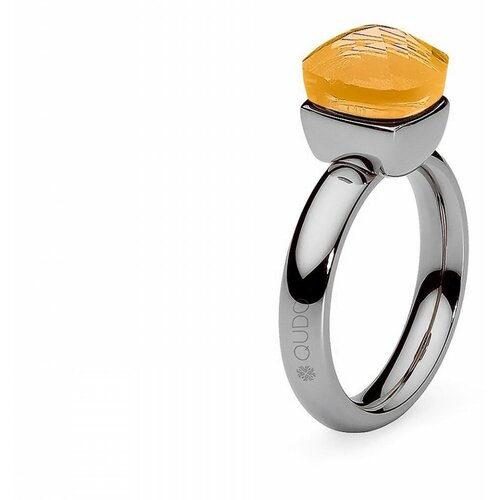 Кольцо Qudo, размер 18 кольцо qudo желтый