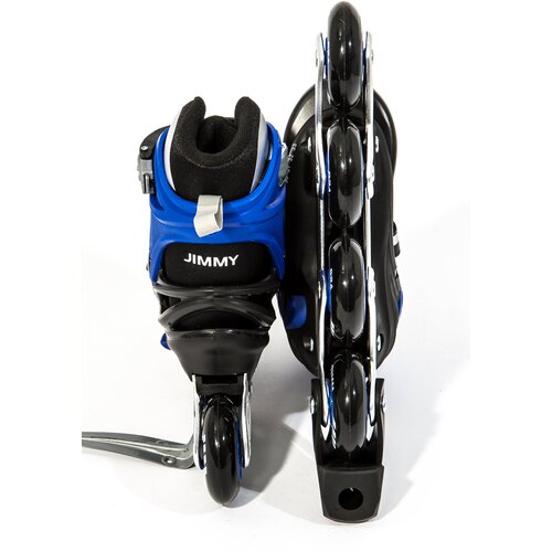 фото Коньки роликовые раздвижные calambus jimmy sum черный/синий р.38-41 / ролики